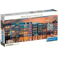 Fényes Amszterdam HQC panoráma 1000db-os puzzle - Clementoni