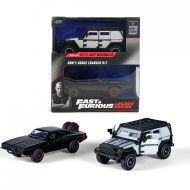 Halálos Iramban: Legacy Series Dom’s Dodge Charger R/T & Tej’s Jeep Wrangler fém autómodell szett 1/32 – Jada Toys