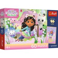 Gabi babaháza 60db-os prémium plusz kids puzzle poszterrel - Trefl