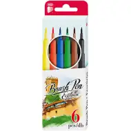 ICO: Brush Pen ecsetirón készlet 6db-os