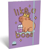 ICO: Lizzysuli Lollipop Capybara mintás gumis mappa A/4-es méretben