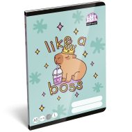 ICO: Lizzysuli Lollipop Capybara mintás vonalas füzet A/5 14-32