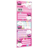 ICO: Lizzysuli Lollipop Rainbow szivárvány mintás füzet címke 22x8 cm-es íven