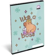ICO: Lizzysuli Lollipop Capybara mintás sima füzet A/4 80-32