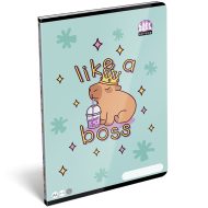ICO: Lizzysuli Lollipop Capybara mintás vonalas füzet A/4 81-32