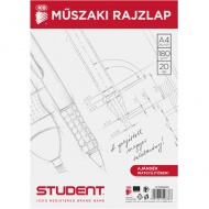 Ico: Student műszaki rajzlap ajándék iratgyűjtőben A/4