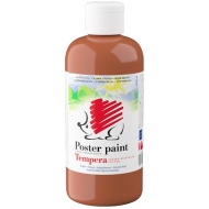 ICO: Süni tempera sötétbarna színben 500ml