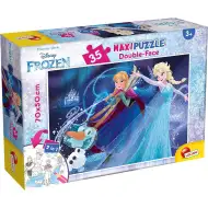 Jégvarázs 2 az 1-ben 35db-os maxi puzzle és színező 70x50cm - Lisciani