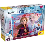 Jégvarázs 2 az 1-ben maxi 60db-os puzzle és színező 70x50cm - Lisciani