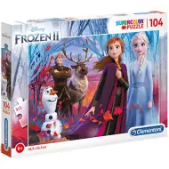 Disney Jégvarázs 2 Supercolor puzzle 104db-os - Clementoni