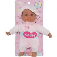 Jelley baba pöttyös ruhában 25cm