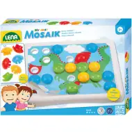 LENA: Mosaik Első Pötyi kreatív szettem 7 mintával 32mm 36db-os