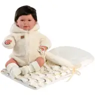 Llorens: Mimi Llorana 42cm-es baba hanggal és hálózsákkal