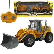 RC Távirányítós buldózer munkagép fényeffektekkel 1/30-as méretarány 22cm