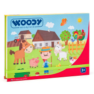 Mágneses kirakó dobozban - Farm - Woodyland