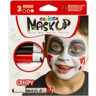 Maskup: Halloween arcfestő szett 3 színnel - Carioca
