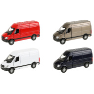 Welly: Mercedes-Benz Sprinter fém kisautó modell többféle változatban 11cm