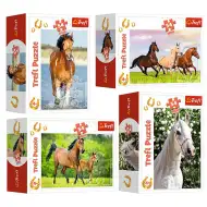 A lovak világa 54db-os mini puzzle több változatban - Trefl
