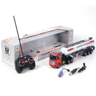 RC Üzemanyagszállító távirányítós kamion fénnyel 1/48