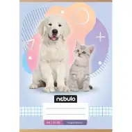 Nebulo: Kutya cica mintás kockás füzet A/5 27-32