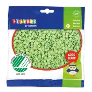 PlayBox: 5mm-es MIDI vasalható gyöngy 6000db-os pasztell zöld színben