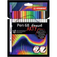 Stabilo: Pen 68 Brush ARTY ecsetfilc készlet 18db-os