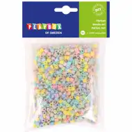 PlayBox: 5mm-es MIDI vasalható gyöngyök - Pasztell színek 1000db-os csomag