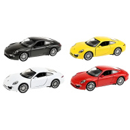 Welly: Porsche 911 Carrera S fém kisautó modell többféle változatban 11cm