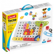 Quercetti: Tecno Jumbo kezdő építőkészlet 52db