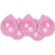 Rózsaszín latex lufi 8db-os szett