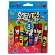 Scentos illatos élénk színű filctoll 8db-os