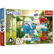 Hupikék törpikék 60db-os puzzle - Trefl