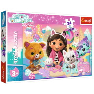 Gabi babaháza és barátai 24db-os maxi puzzle - Trefl