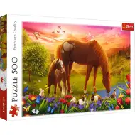 Lovak a réten 500db-os puzzle - Trefl