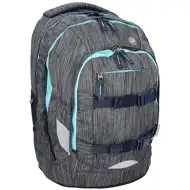 Spirit: Urban szürke-türkiz ergonómikus iskolatáska, hátizsák