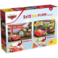 Verdák 2 az 1-ben 2x12db-os maxi puzzle és színező - Lisciani